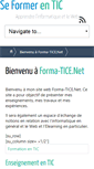 Mobile Screenshot of forma-tice.net
