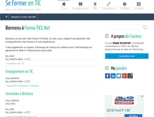 Tablet Screenshot of forma-tice.net